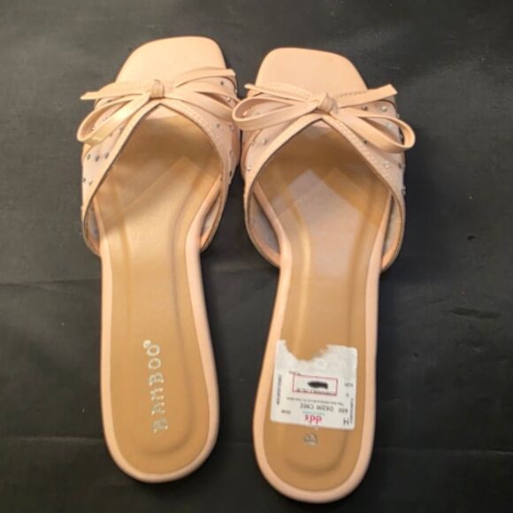 BRAND NEW BAMBOO BOWNOT SLIDE SANDAL - Picture 10 of 15